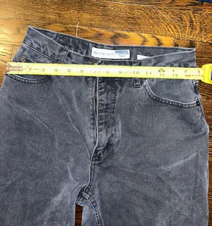 Bugle Boy Slim Fit Black Jeans, size 8R 28” inseam thumbnail 6
