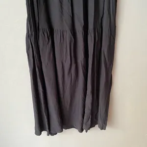 ZESICA Boho Flowy Dainty Smocked Tiered Maxi Dress‎ Black thumbnail 3