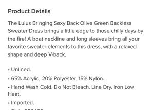 Lulus Sweater Dress thumbnail 5
