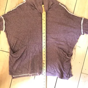 We the Free Free People Women's EUC Oversized Cowl Neck Sweater Pink/Mauve M thumbnail 9
