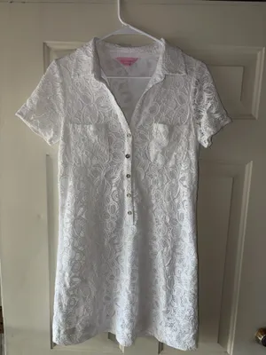 Lilly Pulitzer Nelle eyelet dress size 4 thumbnail 2