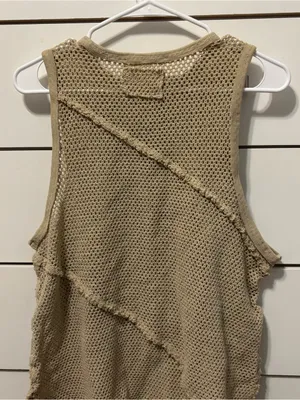 Free People Shore Side Muscle Tank in Dunes thumbnail 4