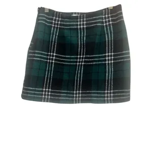 ✨Womens Wool Plaid Mini Skirt High Waisted Bodycon Pencil Sz S Skirt✨ thumbnail 5