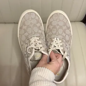 Coach Women's Citysole Skate sneakers Size 9B taupe tan lace up thumbnail 4