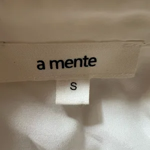 A Mente Women's White High Low‎ Blouse Size Small Peasant Poet Victorian thumbnail 8