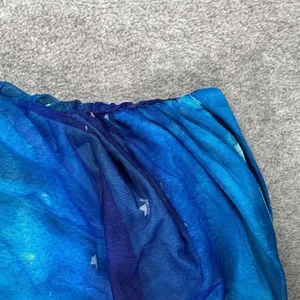 Superdown Lissie Cami Tank Top Size Small Blue Ruched Mesh Spaghetti Strap Fairy thumbnail 2