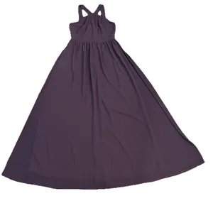 Lulus Maxi‎ Dress Large Chiffon Air Of Romance Halter Dusty Purple thumbnail 2