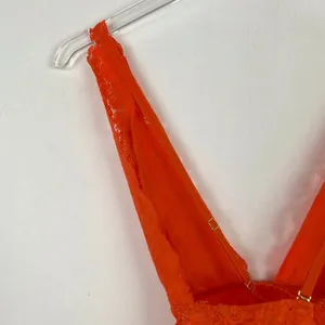 NWT We are HAH Comin' In HAHt Lace Bodysuit Burnt Orange Size XS NEW thumbnail 11