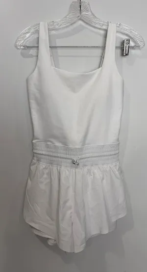 White Women's Tank Romper Shorts thumbnail 1