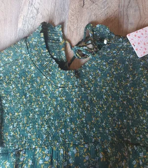 Roma Smocked Hi-Low Blouse thumbnail 5