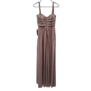 Birdy Grey Maria Convertible‎ Bridesmaid Maxi Dress in Mesh Mauve Sz S NEW thumbnail 6