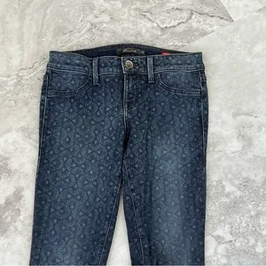 Level‎ 99 Janice Ultra Skinny Jeans 26 Fan Print Dita Burlesque Wash XO2616F thumbnail 5