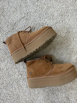 UGG Neumel Heritage Platform Boots Chestnut Brown thumbnail 3