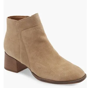 Lucky Brand Lilka Suede Bootie, Block Heel Size‎ 7, Dune Light Brown, NWT thumbnail 2