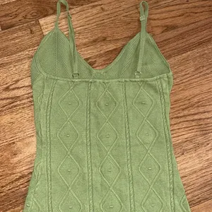 Hera Collection Green Knit Mini Dress with Diamond Pattern ☘️ thumbnail 6