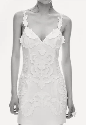 H&M Floral appliqué dress thumbnail 1