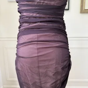 Kookai Ruched Midi Cocktail Homecoming Dress Deep Purple $120 2 thumbnail 5