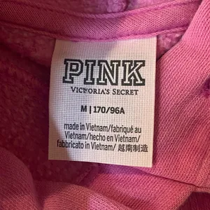 Pink Victoria’s Secret Cropped Hoodie Size Medium thumbnail 3