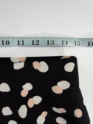 Philosophy Polka Dot Pencil Midi Skirt Black Blush Career Stretch Size 2 thumbnail 5