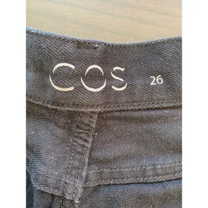 COS Black Jeans Women's 26 Wide Crop‎ 3/4 High Rise Straight Minimal Capsule thumbnail 5