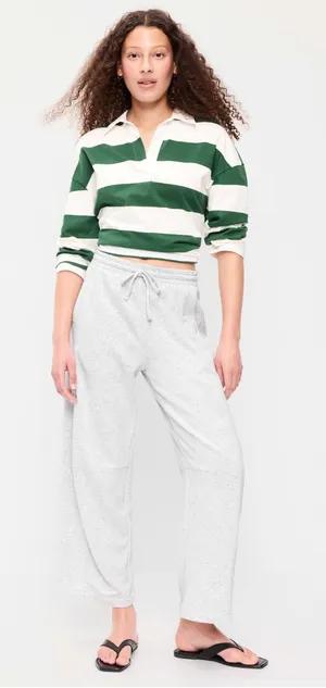 Old Navy barrel leg sweatpants thumbnail 1