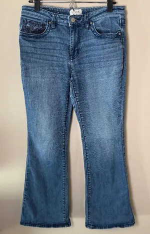 Shyanne Bootcut Flare Jeans Womens 31 Short Embroidered Pockets Western Cowgirl thumbnail 1