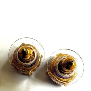 Blue and gold tone post earrings thumbnail 3