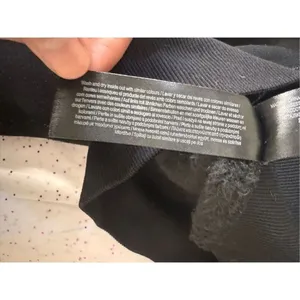 Fleeced leggings size XSmall/small Black thumbnail 2