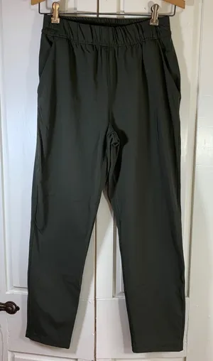 The Group Babaton Women's‎ Olive Green Nylon Elastane Jogger Pants Size S thumbnail 1