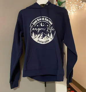 Hanes Coal Creek Canyon Colorado Canyon Life Blue Sweatshirt thumbnail 1