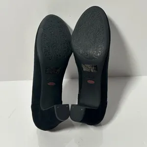 Clarks Artisan Tamryn Cider Black Suede Block Heel Pumps Womens 8.5‎ M thumbnail 6