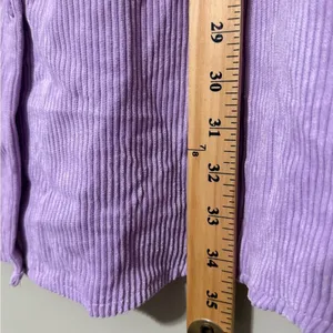 PRETTY LITTLE THINGS 10 color block corduroy pocket front oversized shirt dress thumbnail 3