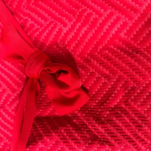 Aerie Red Textured Bikini Bottoms thumbnail 3