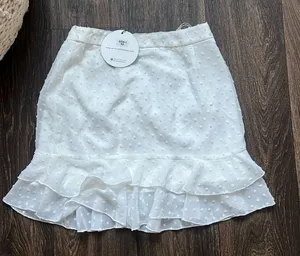 White Fox White Polka Dot Skirt thumbnail 1