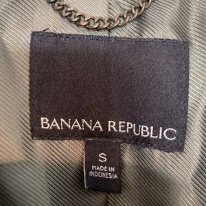 Banana Republic Military Pea Coat Olive Green Double Breasted Jacket Small thumbnail 7