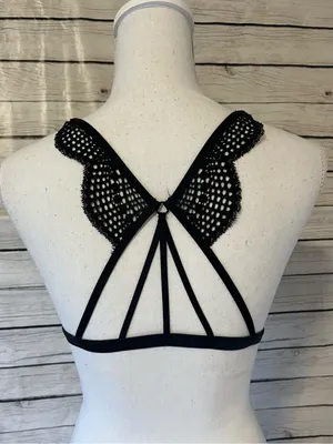 Victoria's Secret Front Close Butterfly Back Bralette Size Medium thumbnail 5