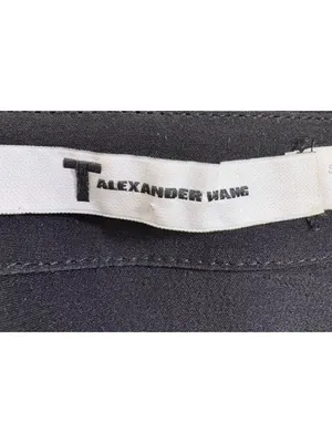 T by Alexander Wang Silk Short Sleeve Top Black Size XS thumbnail 10