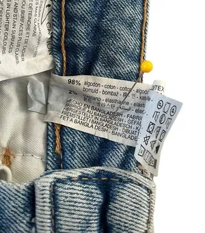 Zara Blue Denim Shorts Women Size 2 | 45-28 thumbnail 4