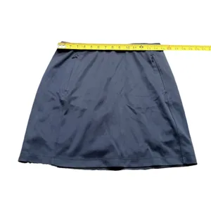 Tory Burch Sport Navy Blue Solid Golf Skirt Skort Women's Size Medium thumbnail 5
