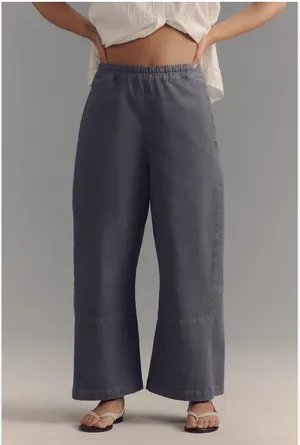 Anthropologie Pilcro The Izzie Relaxed Pull-on Barrel Pants. Size XL. MSRP $118 thumbnail 3