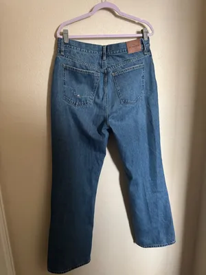 Free People We The Free Holly Bootcut Jeans size‎ 33 - Non Distressed Med Wash thumbnail 8