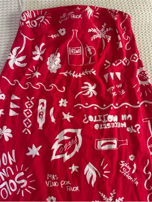 Paper Heart for Anthropologie Women’s red Maxi Dress XL ***see description thumbnail 3