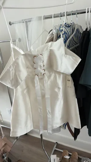 Anthropologie bridal mini dress thumbnail 3