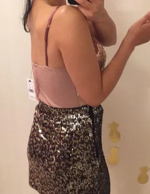 Intimissimi Sequin & lace camisole top. S thumbnail 7