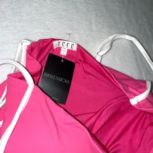 NWT Impressions Boutique Pink ALO Streamline Athletic TCEC Romper Dress size Small thumbnail 7