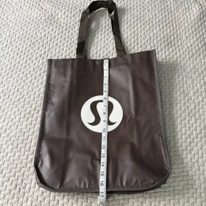 Lululemon Large Reusable Tote Bag Spring 2026 Brown/White thumbnail 6
