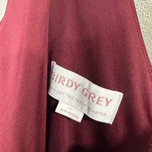 NWT Birdy Grey Laurie Chiffon Dress in Cabernet thumbnail 6