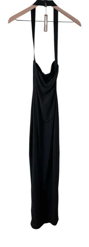 Fits Everybody Wrap Long Slip Dress - Onyx Size Small NWT Authentic thumbnail 5