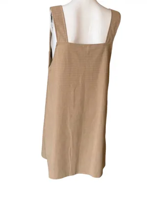 SHEIN Beige V-Neck Sleeveless Mini Dress thumbnail 4