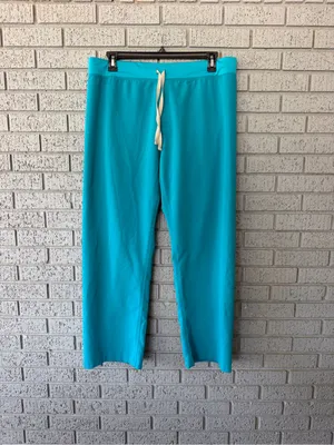 Figs Livingston Basic Scrub Pants Teal Blue Size XL thumbnail 2